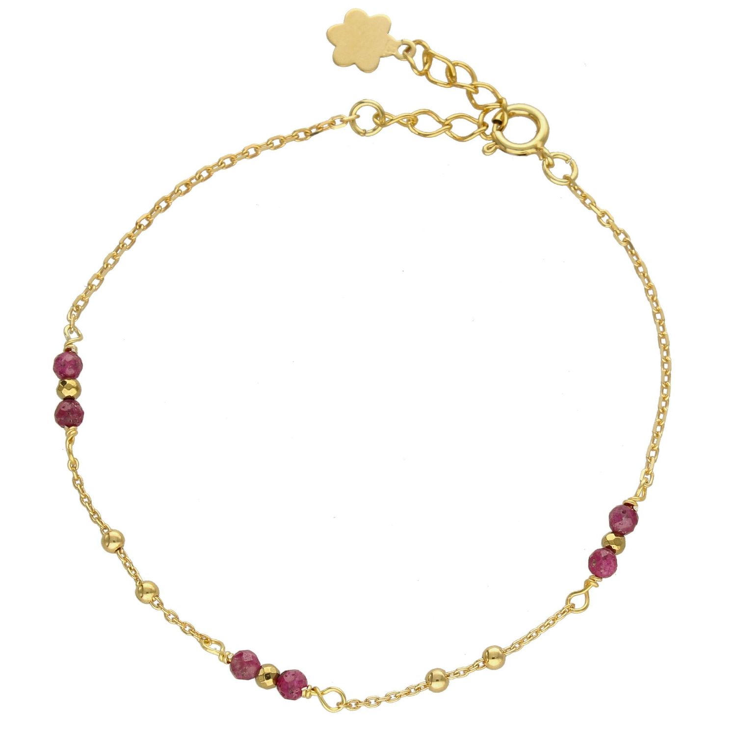 Bransoletka damska z kamieniami naturalnymi rubin DIA-BRA-3992-925.jpg