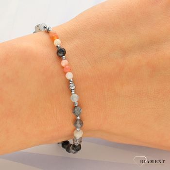 Bransoletka damska z kamieniami naturalnymi rutilkwarc, opal DIA-BRA-4018-925 (1).jpg