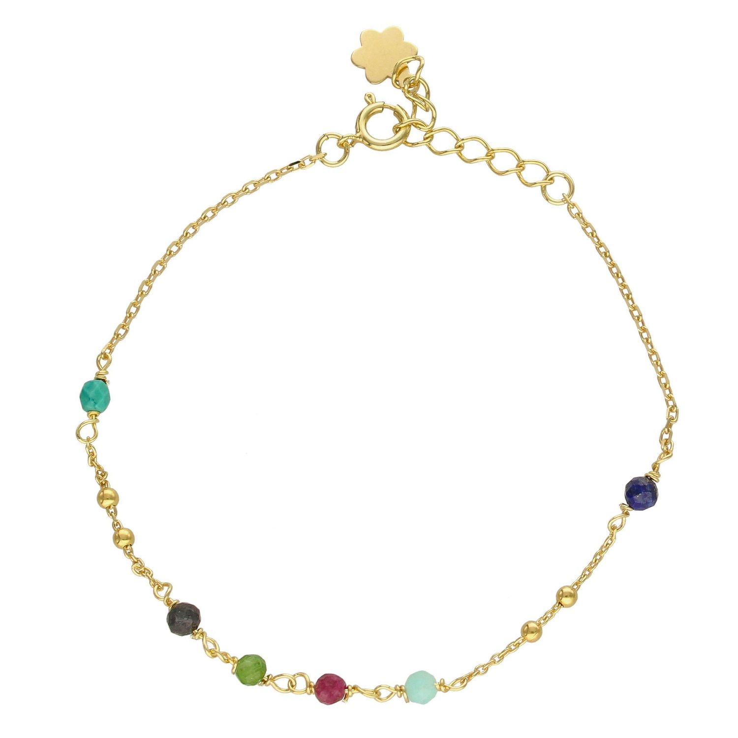 Bransoletka damska z kamieniami naturalnymi rubin, rodonit, turmalin, lapis DIA-BRA-4024-925.jpg