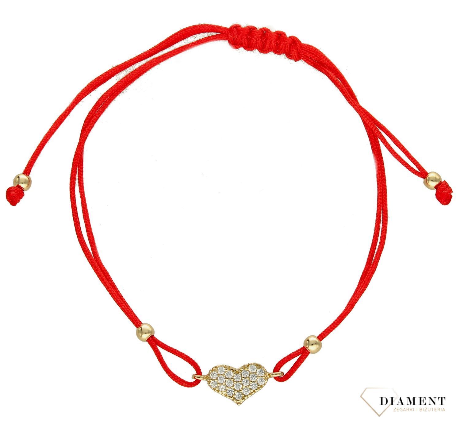 Bransoletka na sznurku serce z cyrkonią DIA-BRA-4186-585 (1).jpg