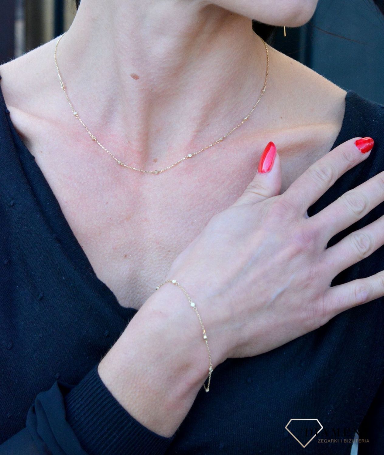 Bransoletka bransoletka  'Subtelny blask' DIA-BRA-4239-585.jpg