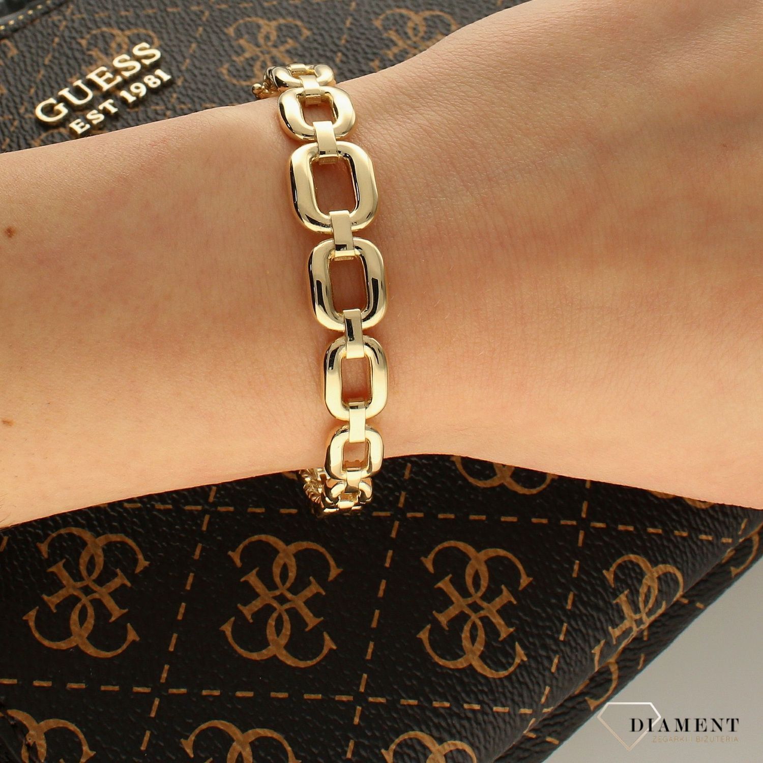 Złota bransoletka sztywna proste, gładkie ogniwa DIA-BRA-4379-585 (1).jpg