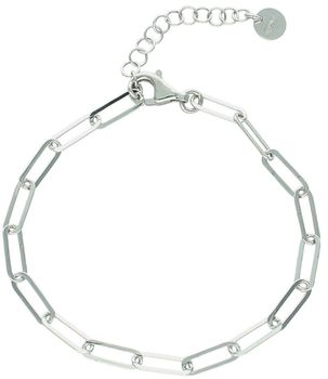 Elegancka bransoletka damska ze srebra próby 925, splot spinaczowy, długość 17 cm + 3 cm, waga 2,70 g, zapięcie na karabińczyk. Idealna na prezent.2.jpg