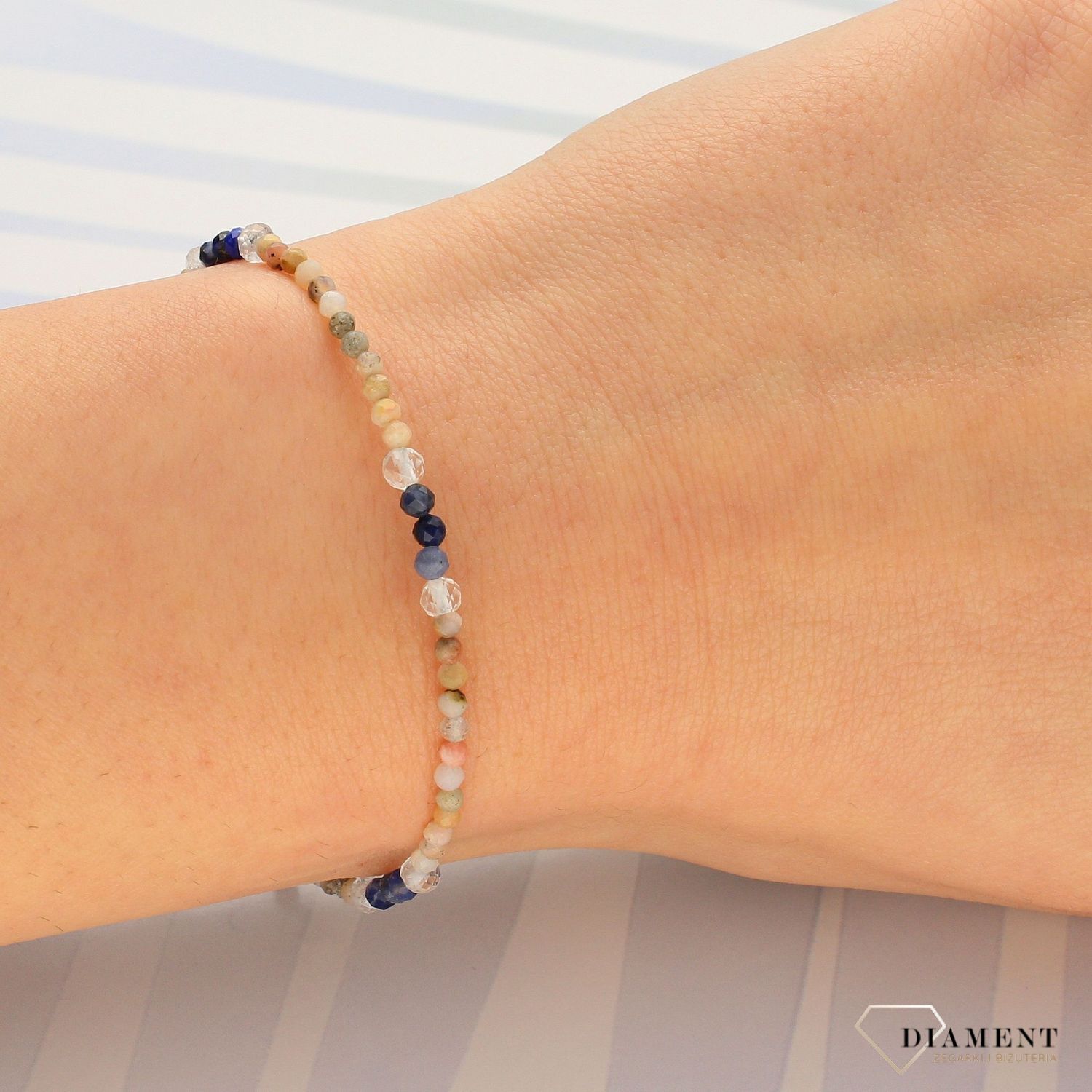 Bransoletka do znaku zodiaku Strzelec opal, topaz, sodalit DIA-BRA-4856-925 (1).jpg