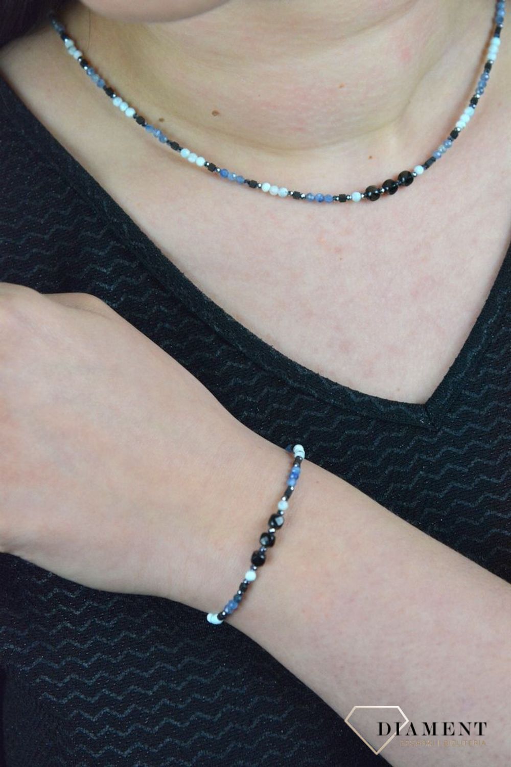 Bransoletka larimar, kyanit, terahertz DIA-BRA-4881-925.jpg