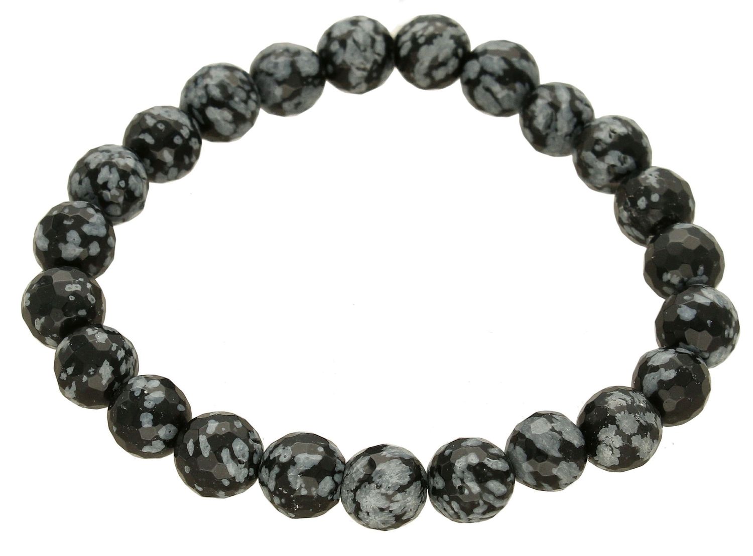 Bransoletka na gumce Obsydian DIA-BRA-5649-INNE.jpg