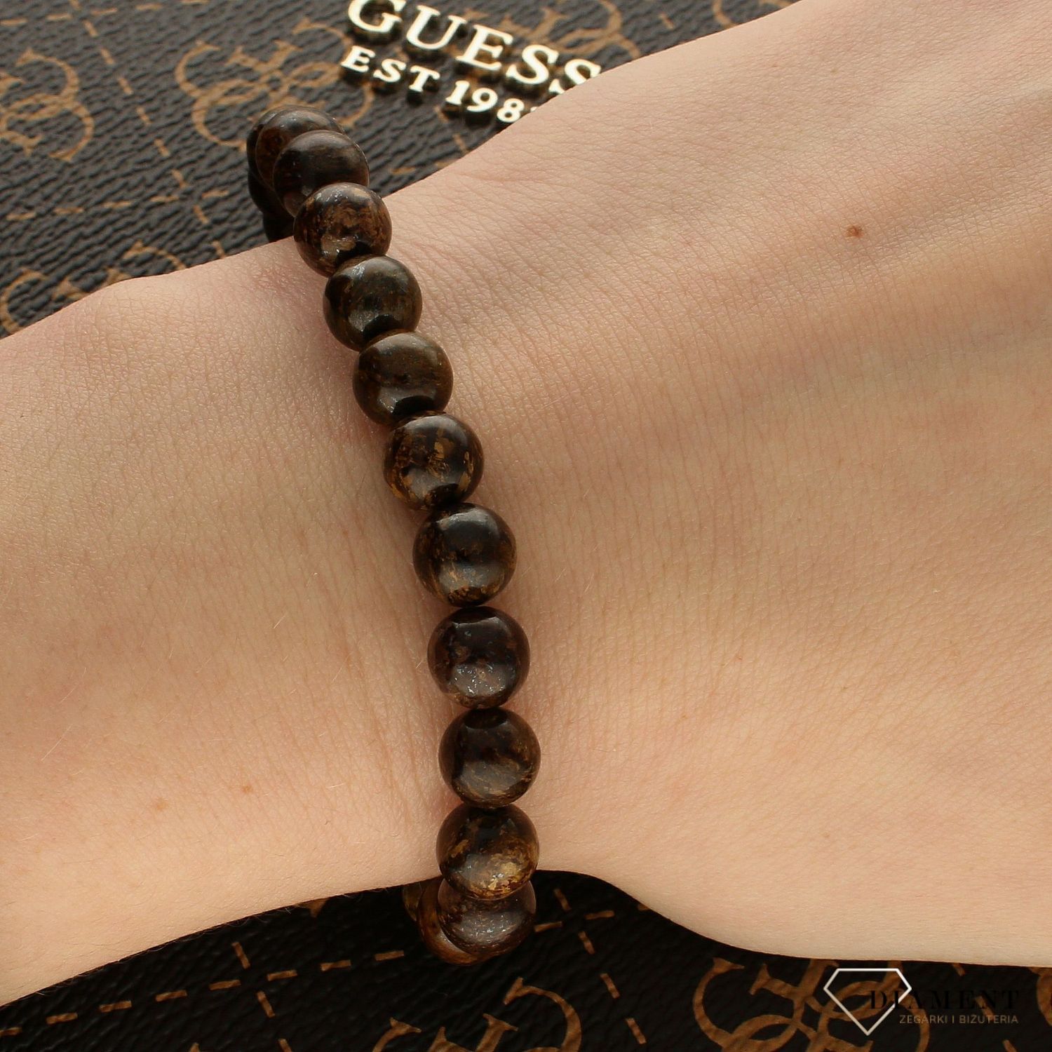 Bransoletka na gumkę Bronzyt DIA-BRA-5650-INNE.jpg