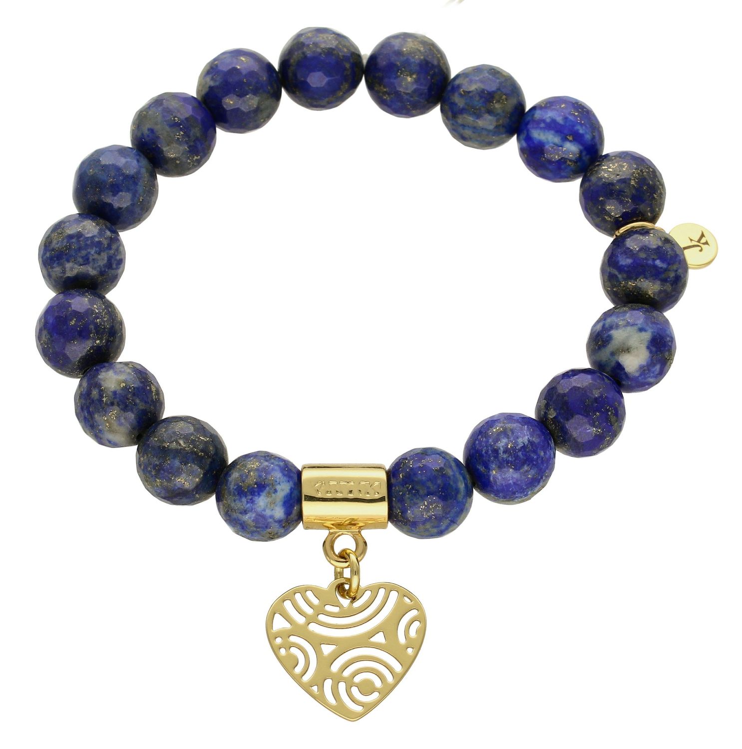 Bransoletka damska na gumce niebieskie koraliki z ażurowym sercem DIA-BRA-5685-INNE. Bransoletka damska koraliki. Bransoletka damska niebieska. Bransoletka damska ze złotym sercem. Bransoletka damska na gumce. Bransoletka da.jpg