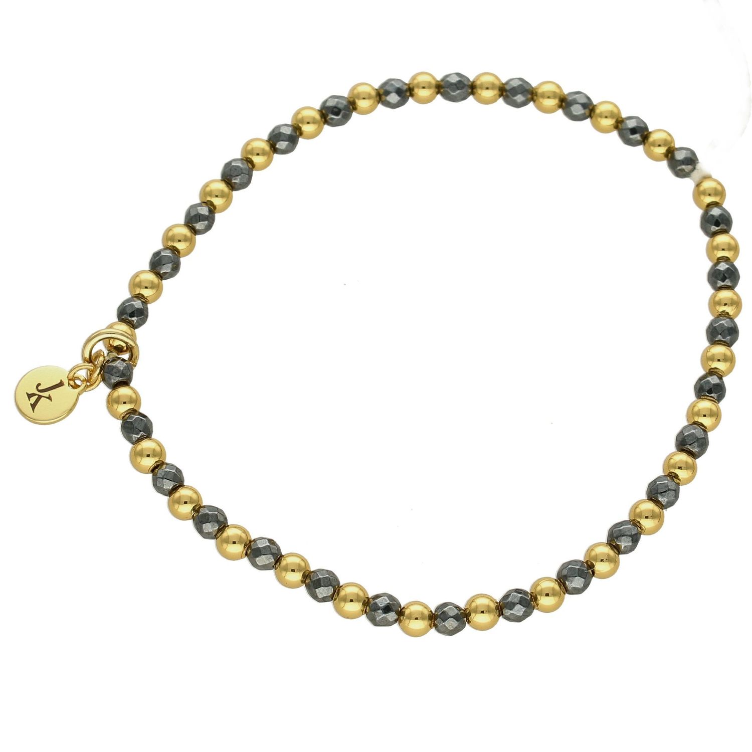 Bransoletka damska na gumce drobne koraliki niebiesko-złote DIA-BRA-5739-INNE. Bransoletka damska koraliki. Bransoletka damska niebiesko-złota. Bransoletka damska na gumce. Bransoletka damska idealna na prezent (2).jpg