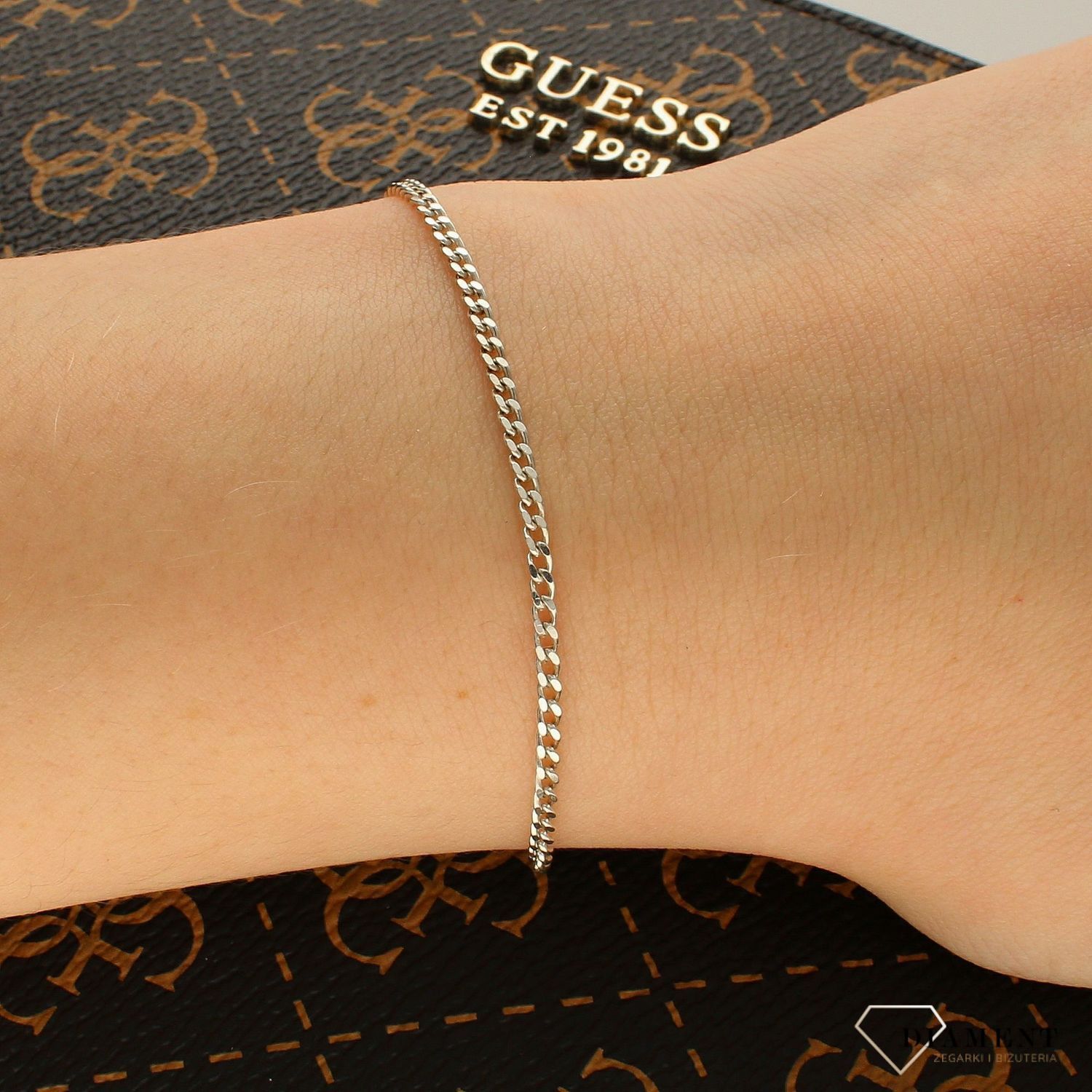 Bransoletka srebrna , pancerka 925 DIA-BRA-5764-925.jpg