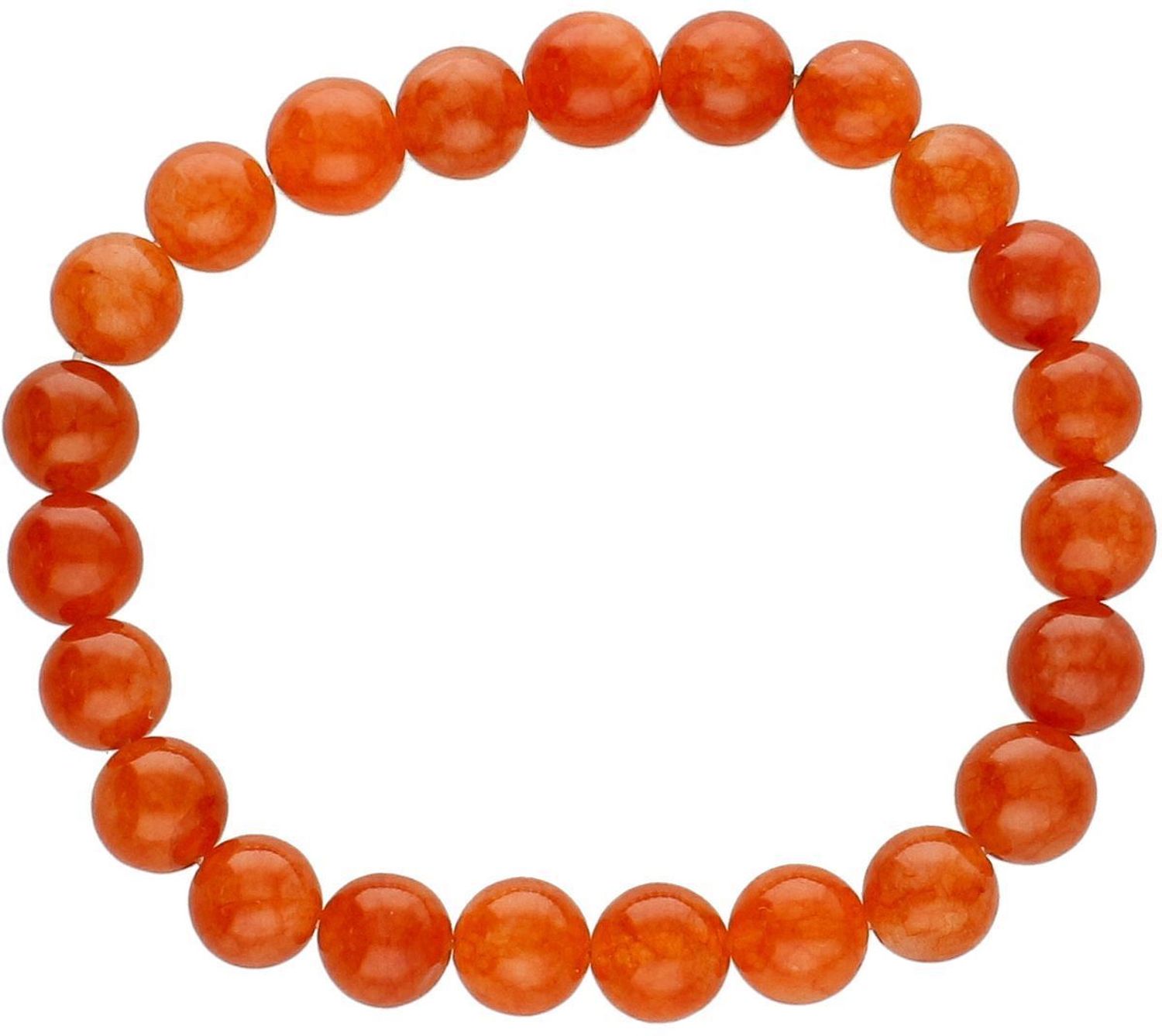 Bransoletka damska z naturalnego jadeitu 8 mm na elastycznej gumce. Obwód 17 cm. Elegancka, wygodna i pełna symboliki – idealna na prezent lub do codziennych stylizacji.1.jpg