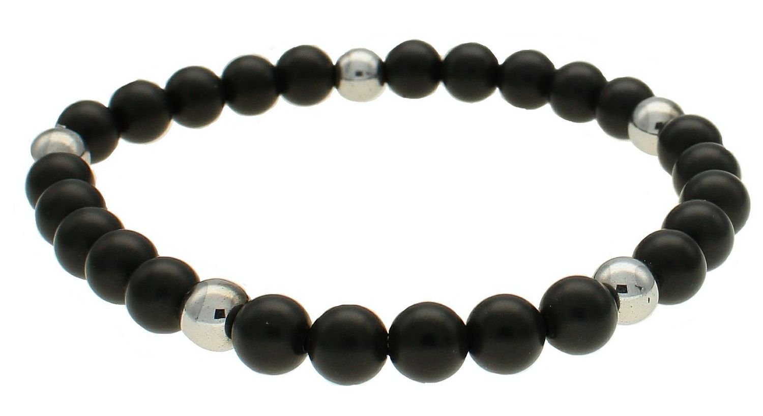 Bransoletka męska z kamieniami naturalnymi jadeit DIA-BRA-6135-INNE. Bransoletka męska z kamieniami naturalnymi. Męska bransoletka z kamieniami jadeit. Bransoletka męska w czarnym kolorze. Bransoletka z kamieniami idealna na prezent.jpg