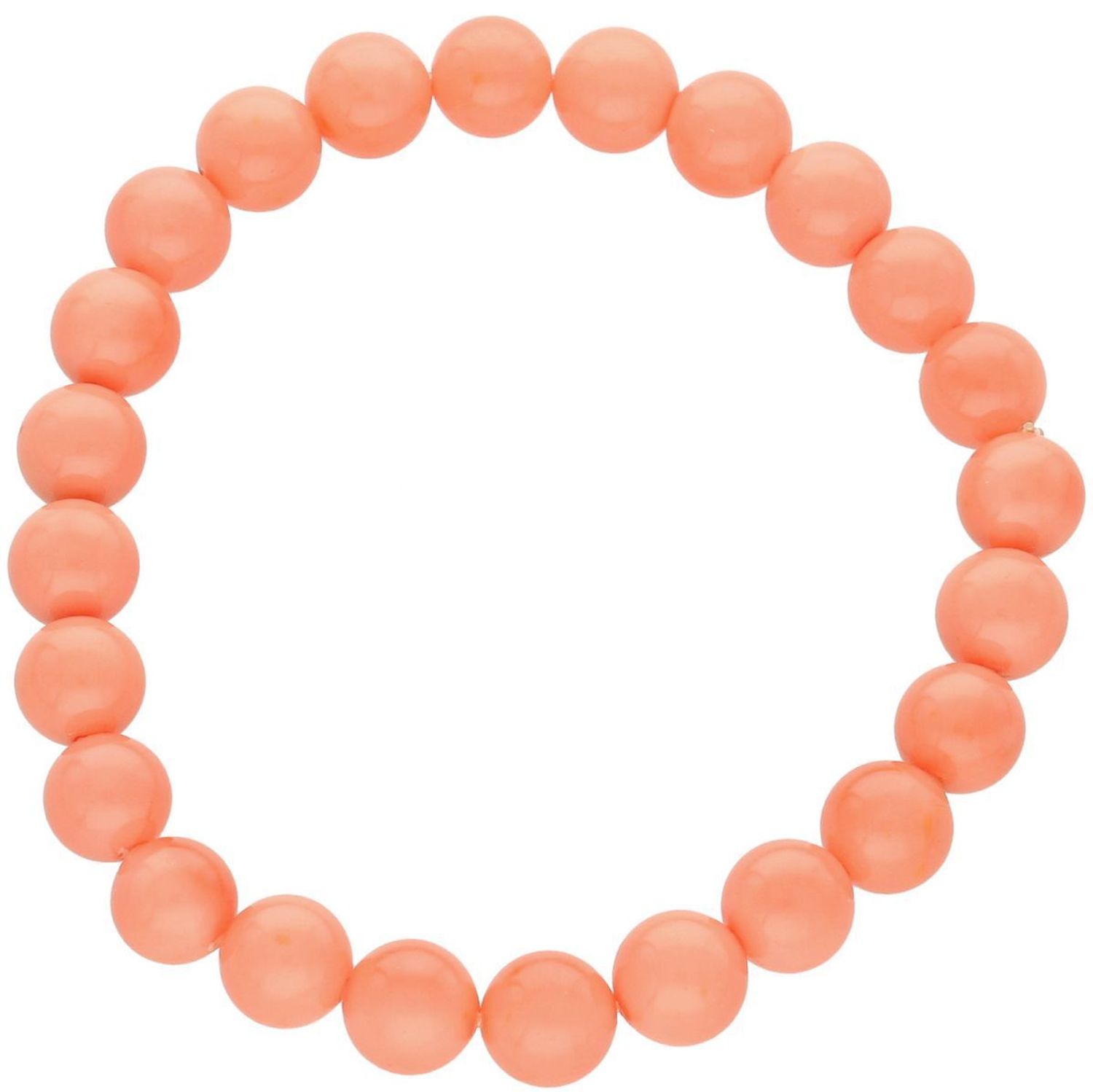 Bransoletka damska z naturalnym różowym koralem DIA-BRA-6137-INNE – kamienie 8 mm koral.jpg