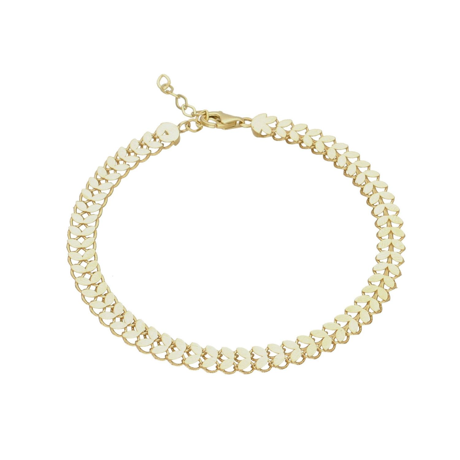 Złota bransoletka przepiękna łączone listki DIA-BRA-6192-585. Bransoletka damska złota. Złota bransoletka nowoczesna. Złota bransoletka listki. Złota bransoletka elegancka. Złota bransoletka nowość. Ideal (1).jpg