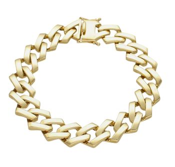 Złota bransoletka 585 pancerka o kwadratowych krawędziach DIA-BRA-6194-585. Złota bransoletka damska. Złota bransoletka pancerka. Złota bransoletka grube oczka. Złota bransoletka idealna dla kobiety. Złot (1).jpg