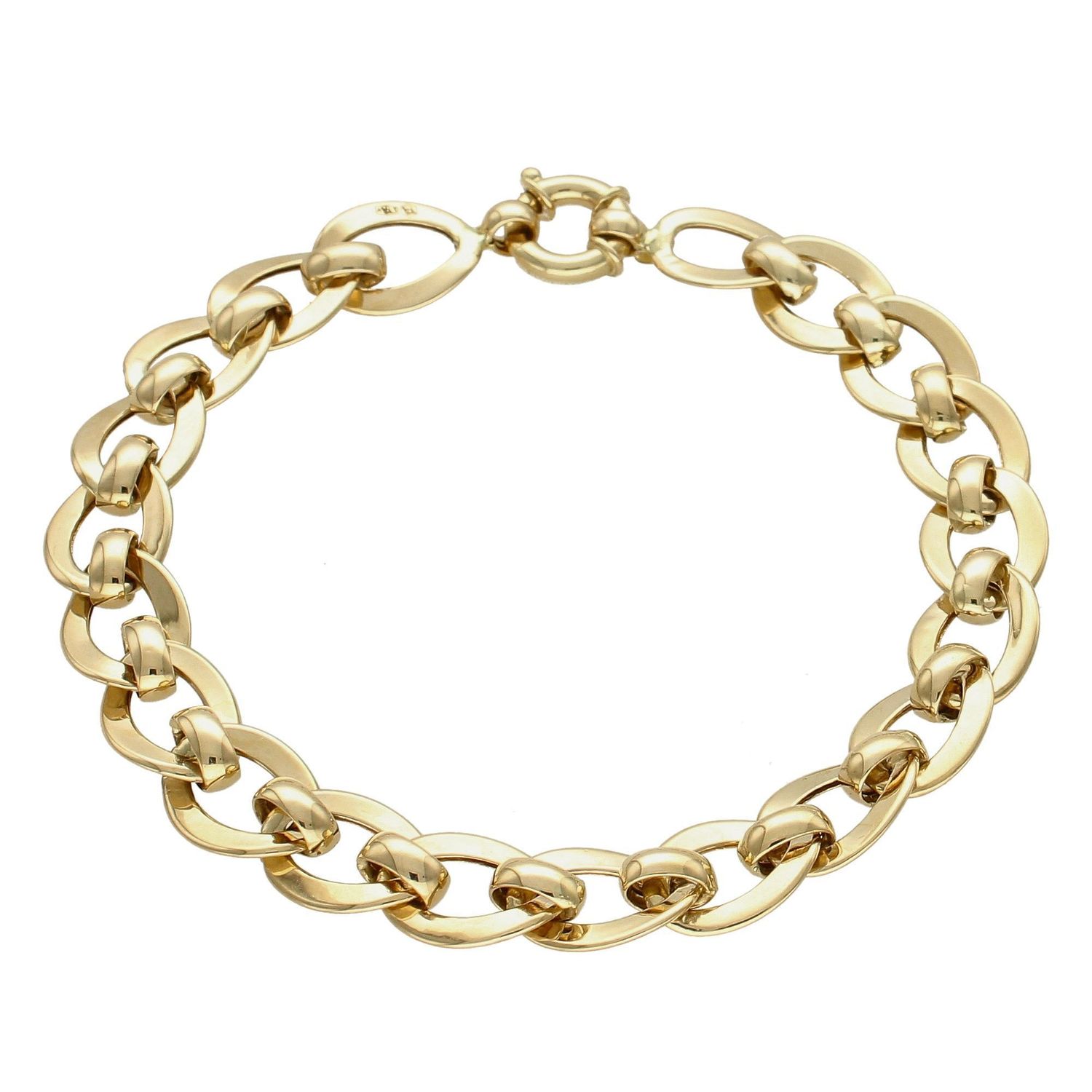 Złota bransoletka 585 damska klasyczna DIA-BRA-6195-585. Złota bransoletka damska. Złota bransoletka owalne oczka. Złota bransoletka klasyczna. Złota bransoletka idealna dla kobiety. Złota bransoletka n.jpg