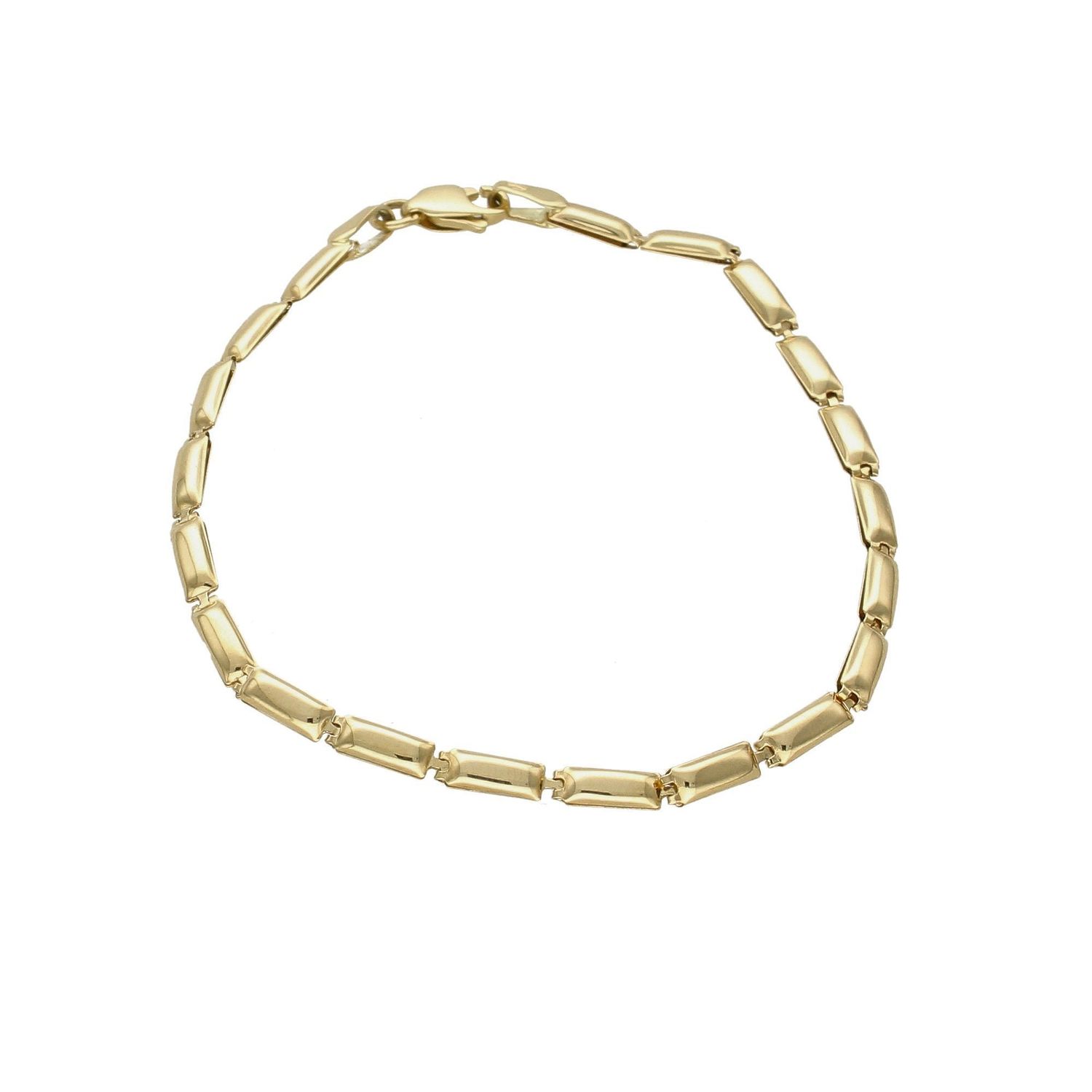 Złota bransoletka 585 proste gładkie ogniwa DIA-BRA-6198-585. Bransoletka damska złota. Złota bransoletka łączone ogniwa. Złota bransoletka gładka. Złota bransoletka damska. Złota bransoletka elegancka dl (1).jpg