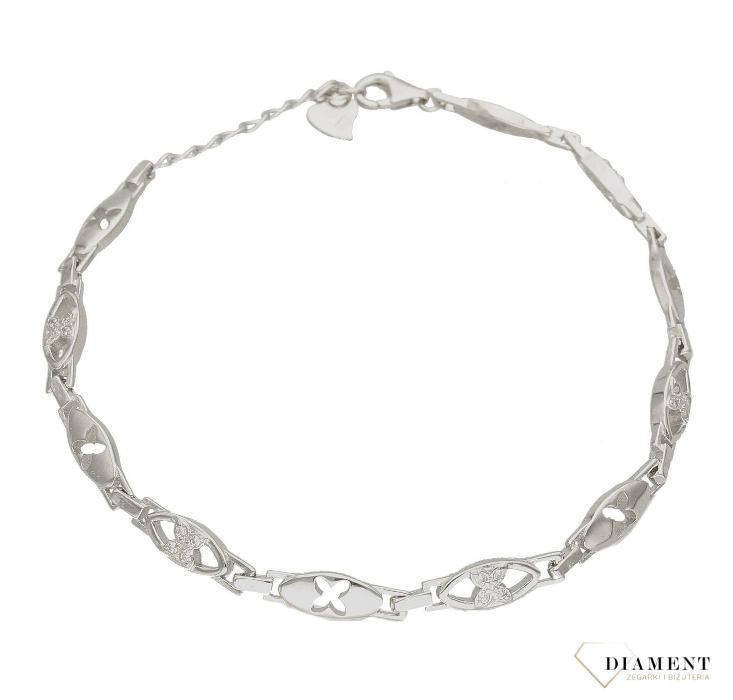 Srebrna bransoletka z owalnymi elementami i drobnymi cyrkoniami (1).jpg