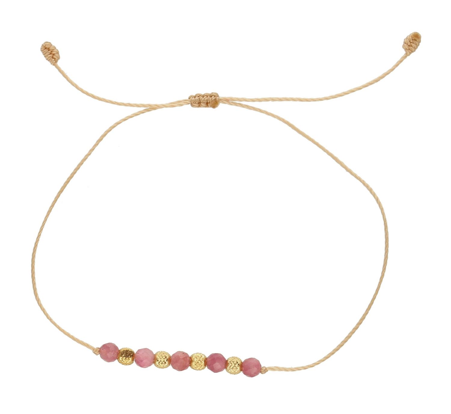 Bransoletka na sznureczku ze złotem i Turmalinem DIA-BRA-6482-585.jpg