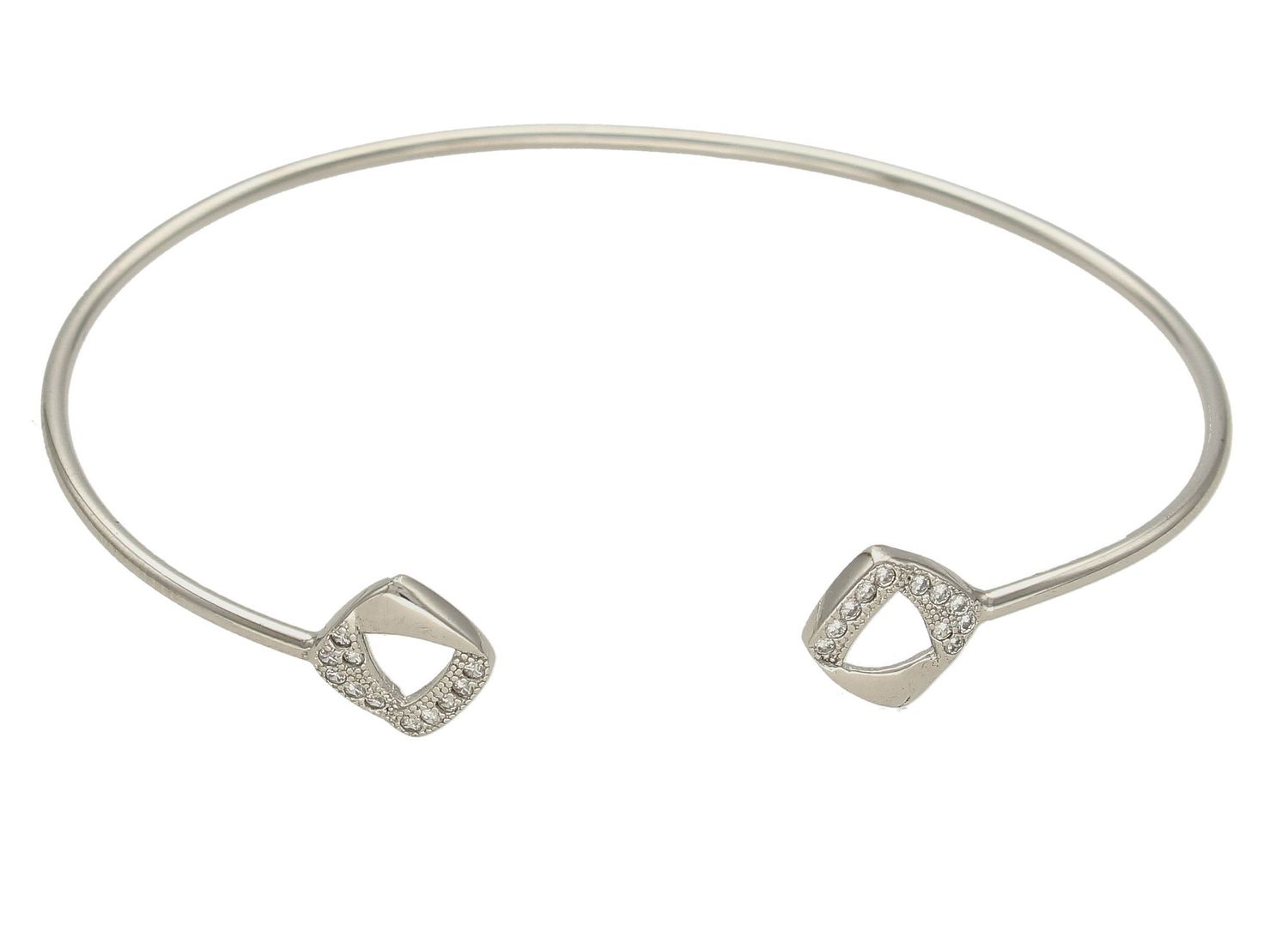 Bransoletka srebrna kółko z cyrkoniami DIA-BRA-6800-925. Sztywna bransoletka damska. Damska bransoletka srebrna. Srebrna bransoletka kółko. Srebrna bransoletka elegancka. Bransoletka srebrna z cyrkoniami na każdą okazję (2).jpg