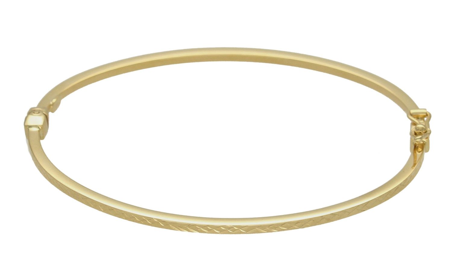 Klasyczna, sztywna bransoletka w kształcie koła została wykonana z próby 585. Dzięki swojemu wyjątkowemu wykonaniu i uniwersalnemu kształtowi pasuje do wszelkiego typu kreacji, nadaje się idealnie na wieczorowe wyjścia jak i (1).jpg