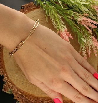 Bransoletka 585 złota duże ogniwka spinaczowe DIA-BRA-7585-585 (2).jpg