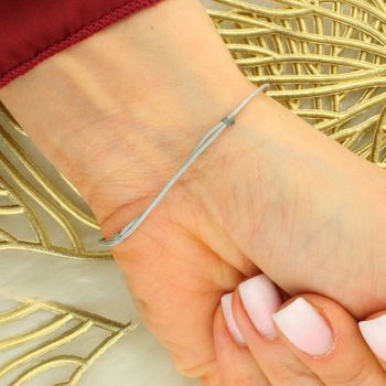 Bransoletka z krzyżykiem ze srebra 925 na sznurku – subtelna, regulowanads (1).jpg