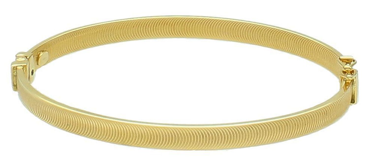 Bransoletka złota sztywna z zdobionym wzorem pr 585, DIA-BRA-9050-585 Złota bransoletka wykonana z 14 karatowego żółtego złota. Bransoletka to idealny pomysł na prezent. 1.jpg