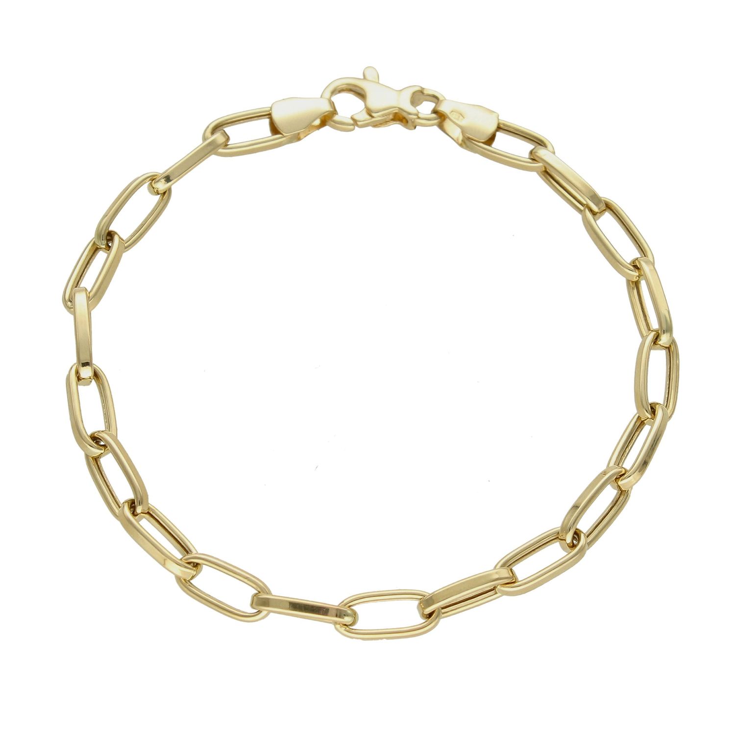 Damska bransoletka złota 585 Paper Clip DIA-BRA-9800-585.jpg