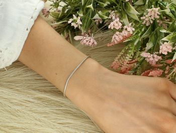 Bransoletka srebrna próba 925, lineczka DIA-BRA-9801-925 Subtelna, elegancka i uniwersalna – srebrna bransoletka typu lineczka to doskonały wybór dla kobiet ceniących ponadczasowy minimalizm.2.jpg