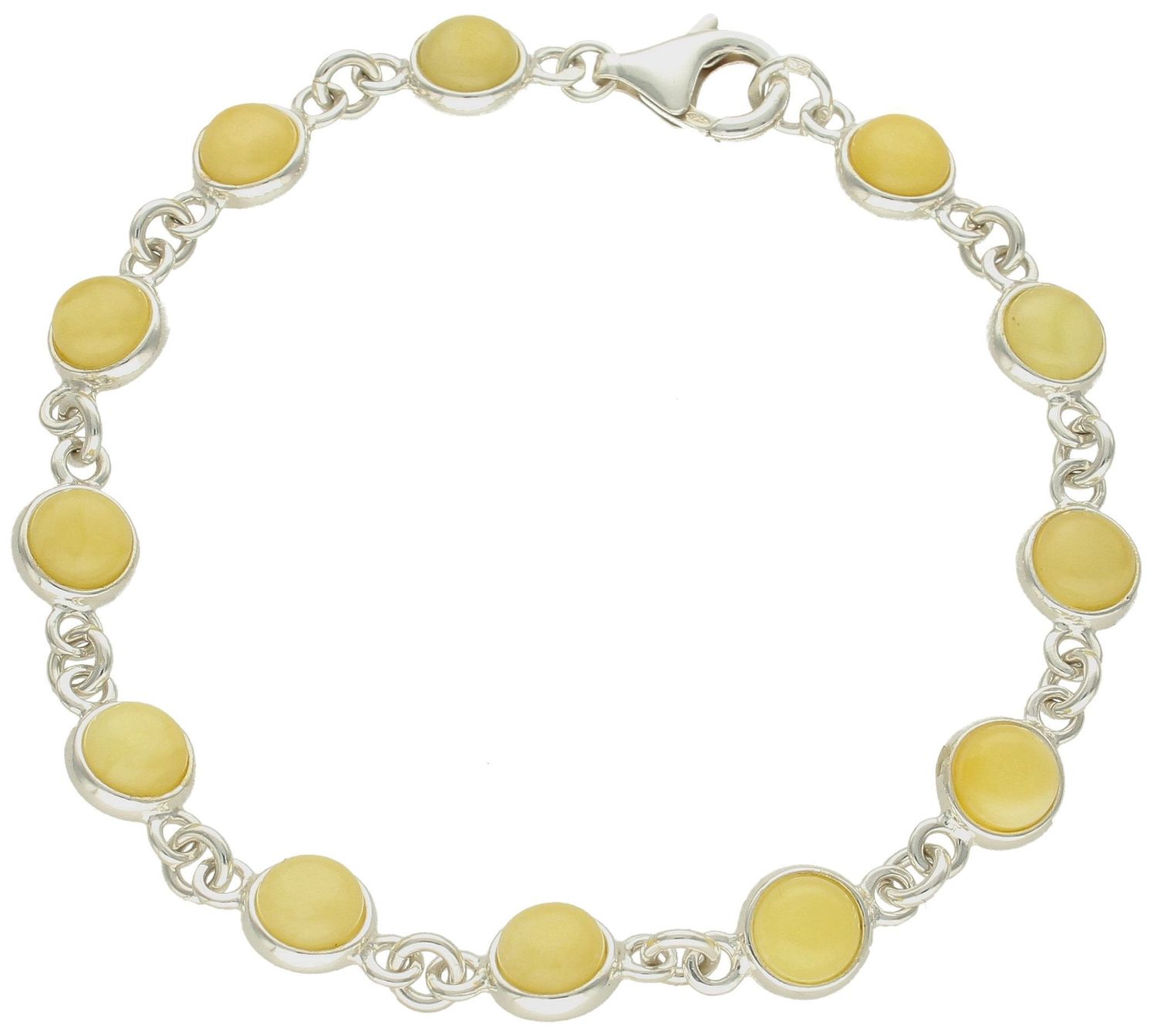 Srebrna bransoletka damska 925 z mlecznym bursztynem bałtyckim DIA-BRA-9963-925. Srebrna bransoletka damska z kamieniami. Srebrna bransoletka damska z bursztynem. Srebrna bransoletka idealna na prezent dla kobiety (2).jpg