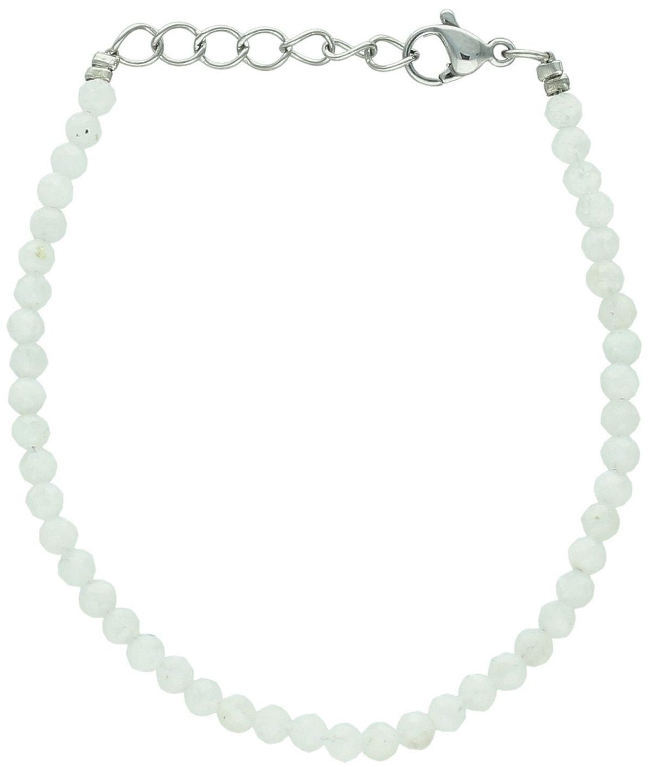 Bransoletka damska stalowa z kamieniem księżycowym – długość 17+2 cm księżycowy.jpg