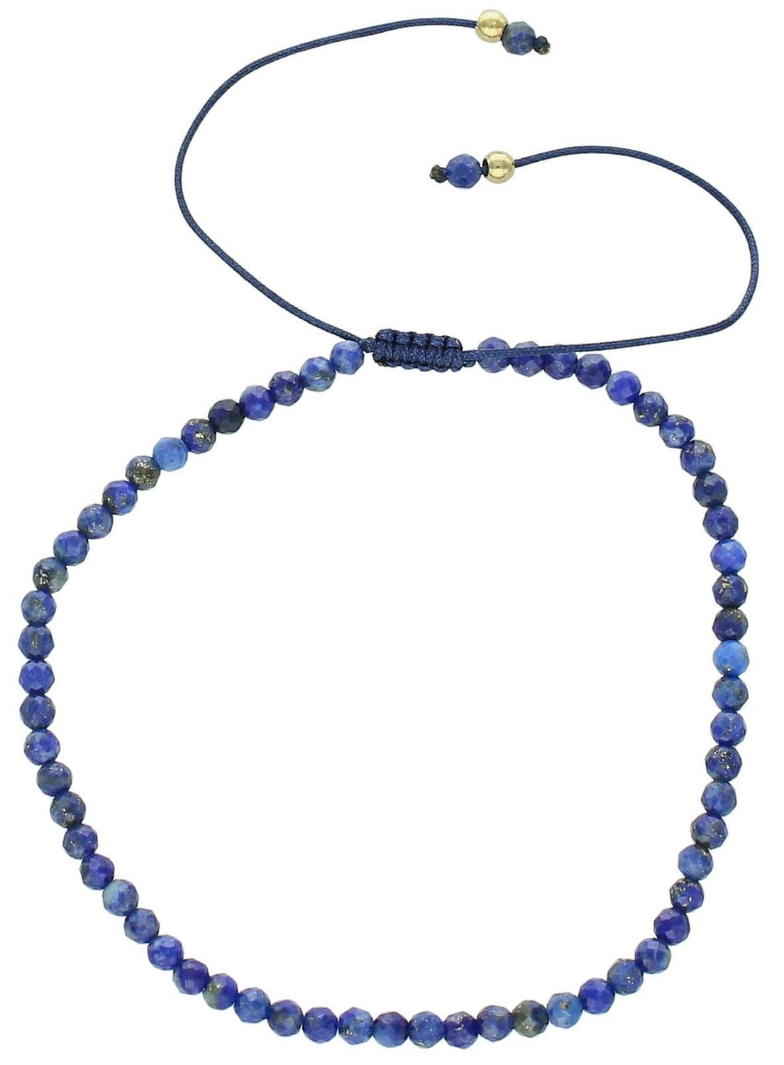 Bransoletka damska na granatowym sznureczku z kamieniem naturalnym – sodalit,,.jpg