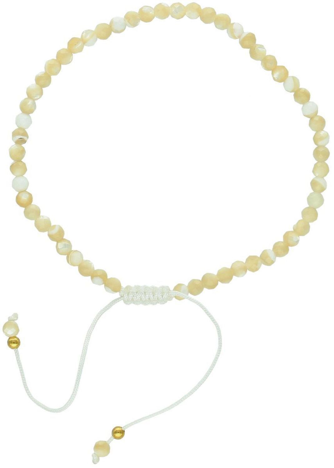 Bransoletka damska na białym sznureczku z masą perłową – DIA-BRA-AB1521426-STAL masa perłowa..jpg