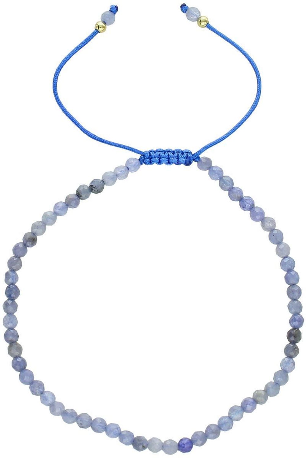 Bransoletka damska stalowa na sznureczku z tanzanitem – DIA-BRA-AB1783346-STAL ..,.jpg