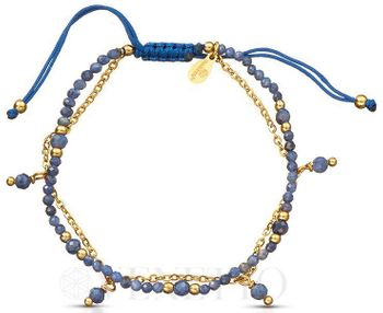 Bransoletka damska z naturalnym szafirem na granatowym sznurku. Regulowane zapięcie, delikatny design i kamienie o wyjątkowej symbolice. Idealna na prezent i na co dzień.1.jpg