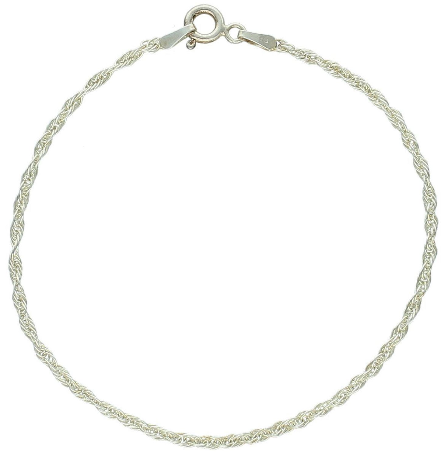 Srebrna bransoletka damska 925 w splocie singapur. Waga 1,20 g, długość 18 cm, szerokość 2 mm. Idealna na eleganckie i codzienne stylizacje.1.jpg