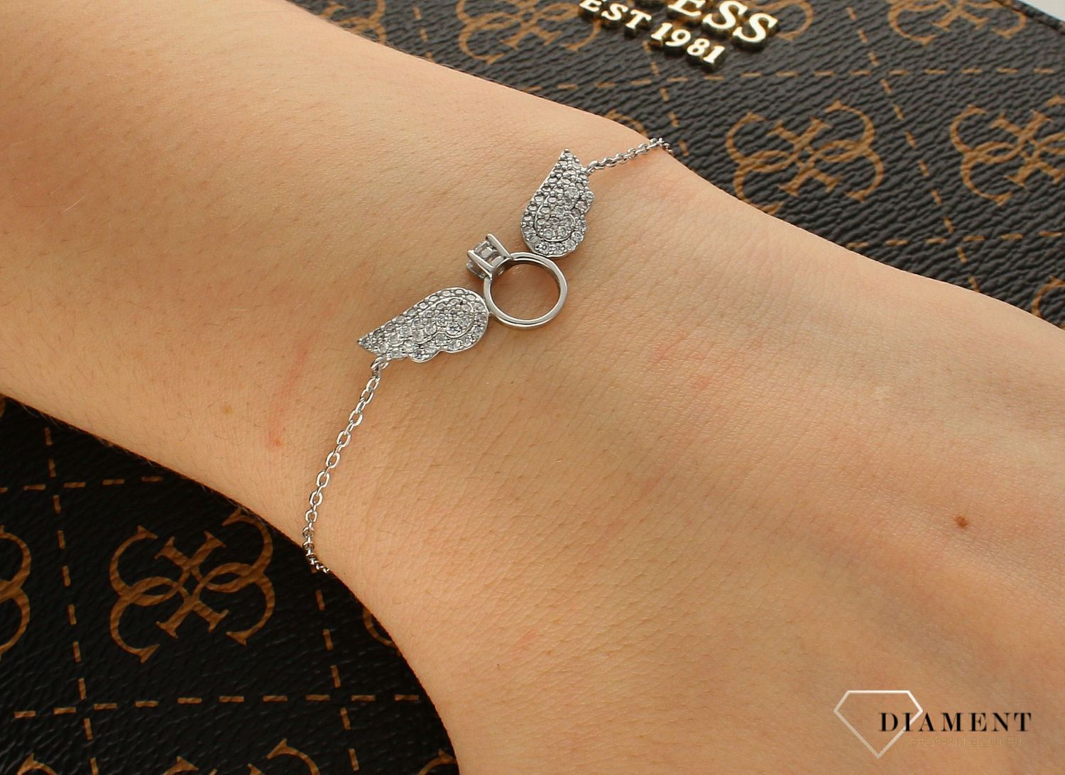 Srebrna bransoletka celebrytka skrzydła z pierścionkiem DIA-BRA-APARTI48-925.jpg