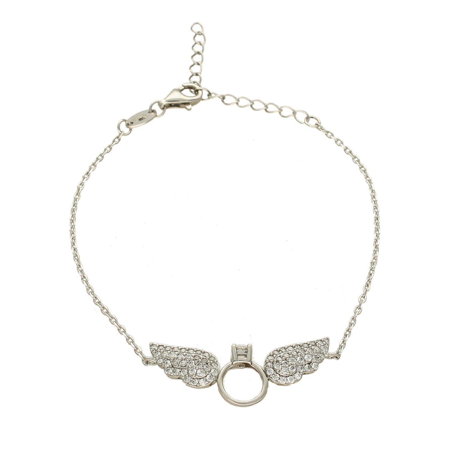 Srebrna bransoletka celebrytka skrzydła z pierścionkiem DIA-BRA-APARTI48-925.jpg