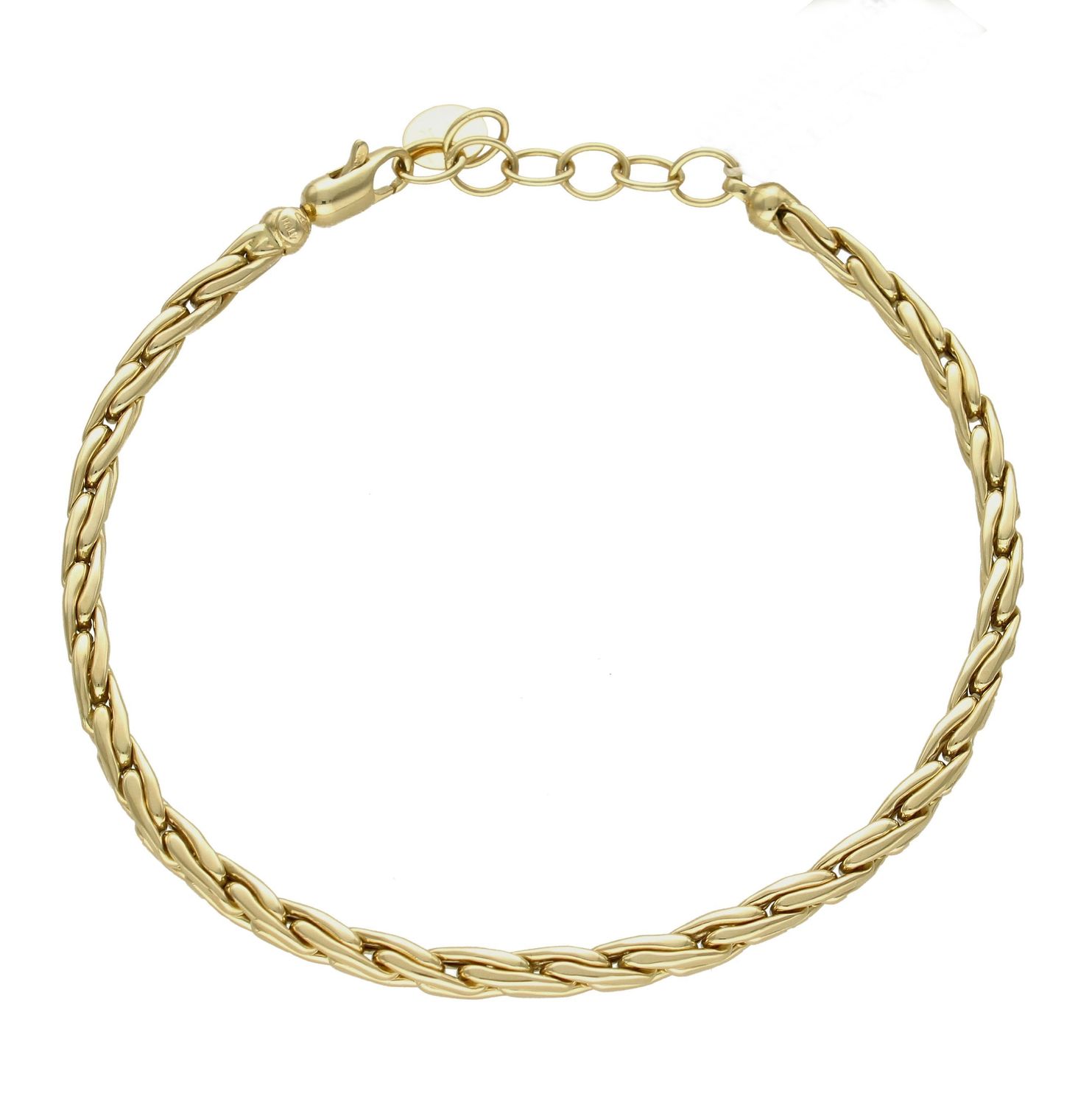 Złota bransoletka damska 585 plecionka DIA-BRA-B135 (2).jpg