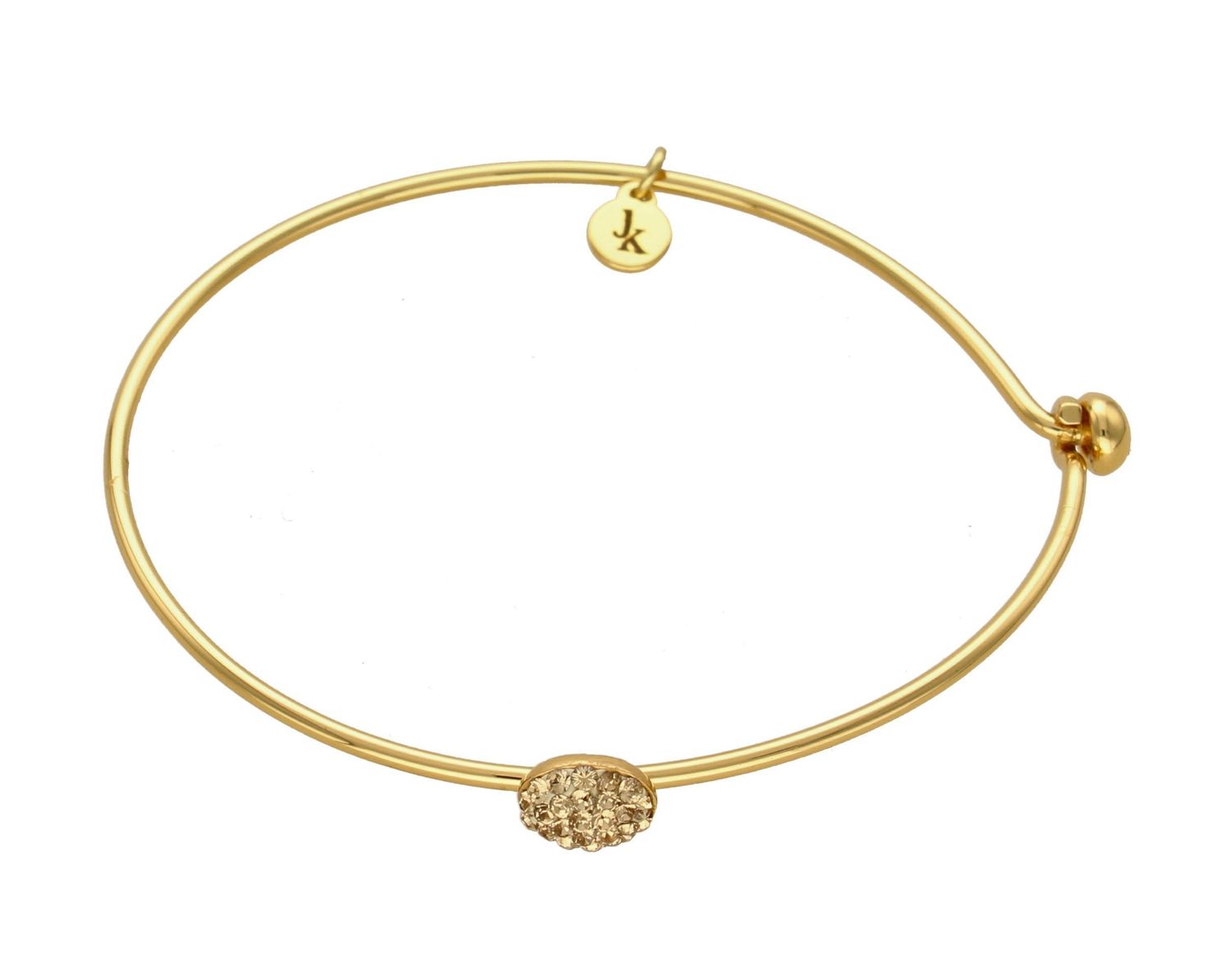 Bransoletka Karpiński Klasyczna z kryształkami Swarovskiego pozłacana DIA-BRA-B13565Au.jpg