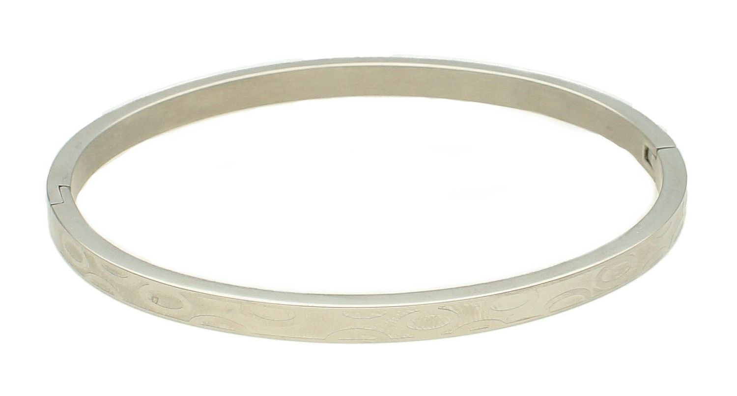 Sztywna bransoletka damska stalowa ze wzorem DIA-BRA-B882234-STAL. Sztywna bransoletka stalowa.  (2).jpg