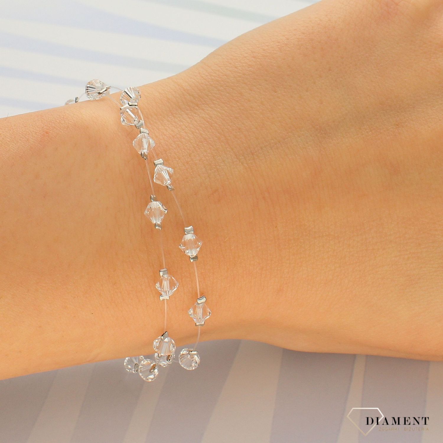 Bransoletka na ślub z kryształami Swarovskiego DIA-BRA-BR360.jpg