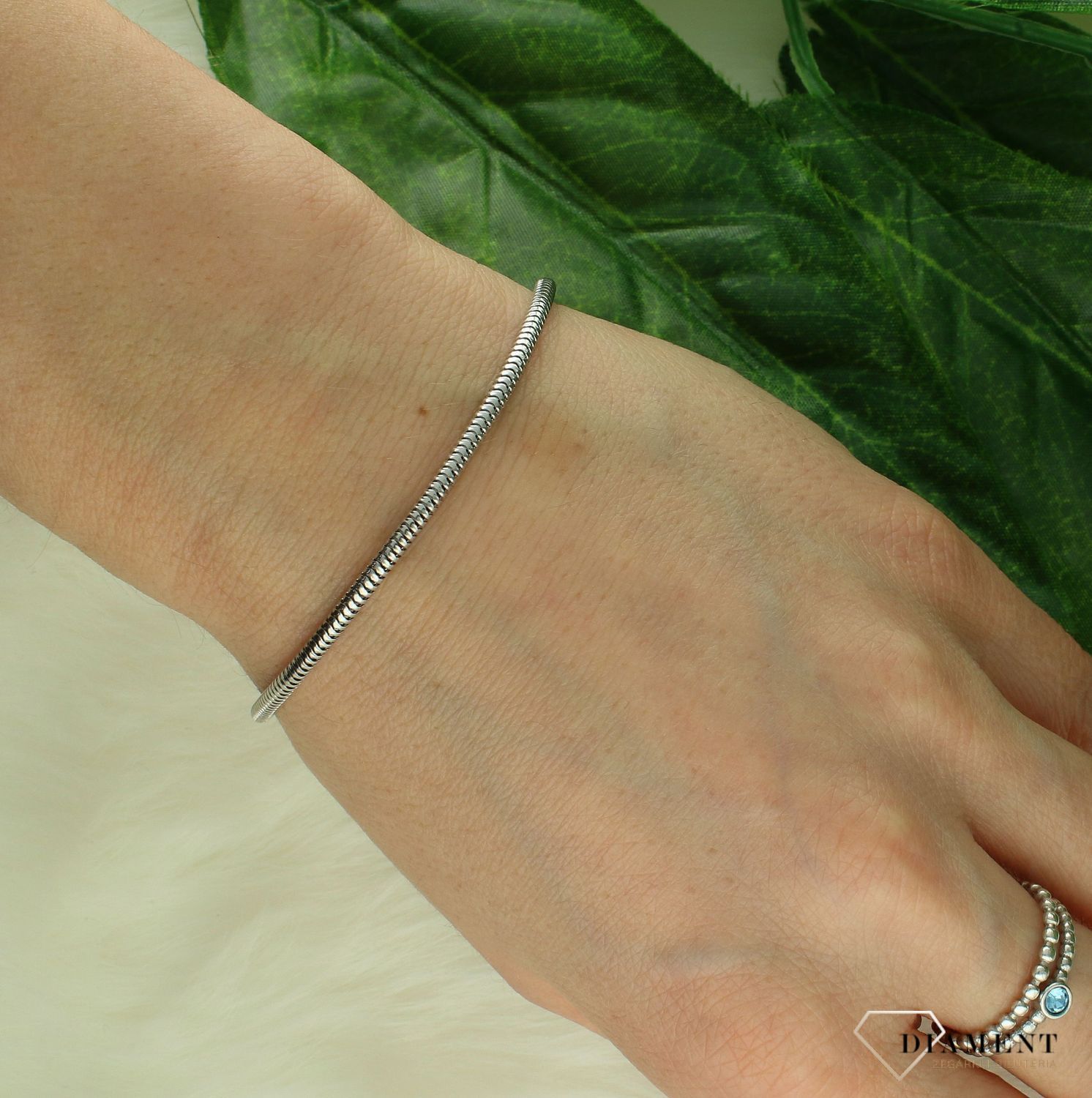 Srebrna bransoletka modułowa do charmsów 925 DIA-BRA-BS91270-925. Srebrna bransoletka damska. Bransoletka srebrna linka. Bransoletka srebrna modułowa. Bransoletka typu Pandora. Bransoletka srebrna do charmsów..jpg