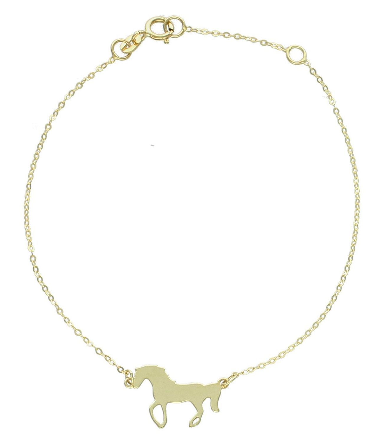 Złota bransoletka damska 333 celebrytka z motywem konia DIA-BRA-CEL186BG8K-333. Złota bransoletka damska. Złota bransoletka próby 333. Bransoletka złota z koniem. Celebrytka złota z koniem na prezent..jpg