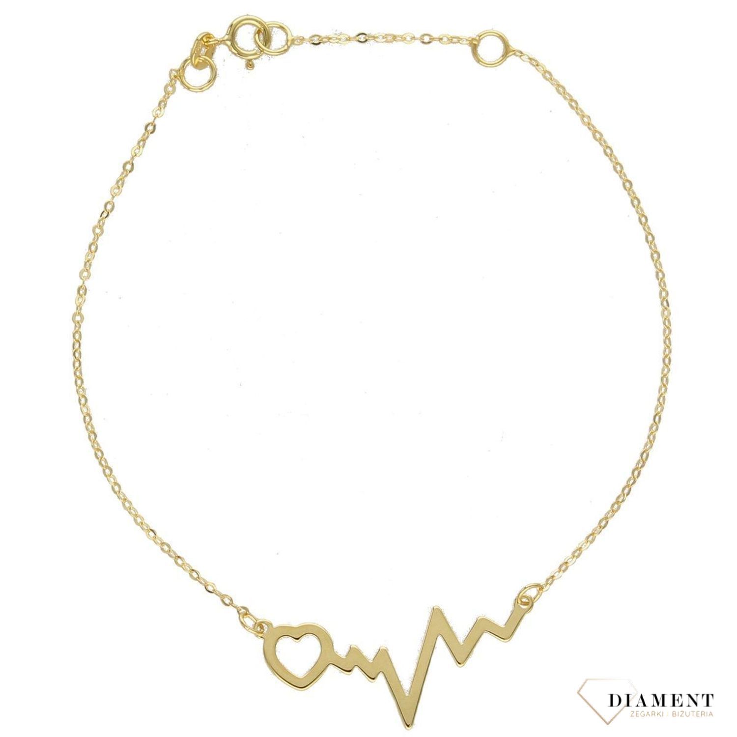 Złota bransoletka celebrytka 333 linia życia (1).jpg