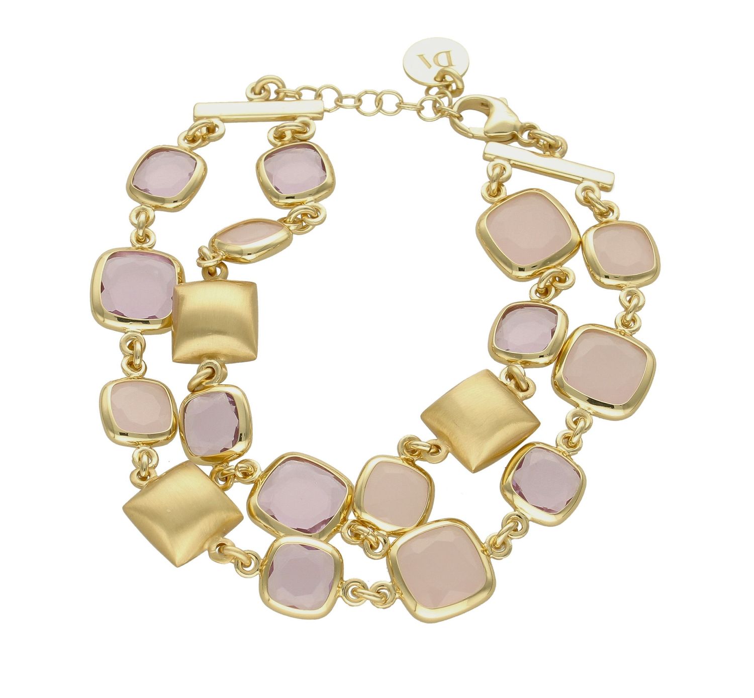 Bransoletka srebrna 925 pokryta złotem DIA-BRA-H4182590RM-925. Biżuteria zaprojektowana z pasją i dbałością o każdy detal. Utrzymana w najnowszych trendach złota bransoletka świetnie sprawdzi się ekspon (3).jpg