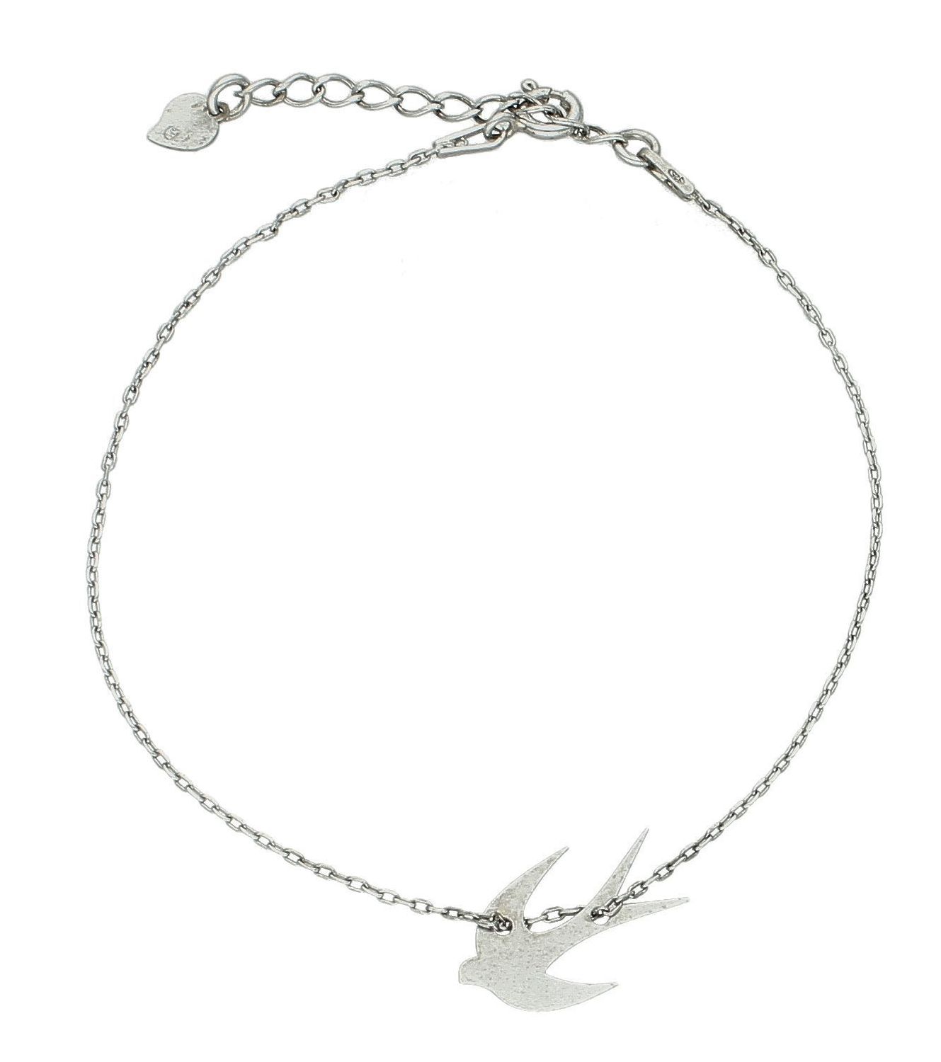 Bransoletka srebrna z jaskółką 925 celebrytka DIA-BRA-JASKÓŁKA-925 (1).jpg