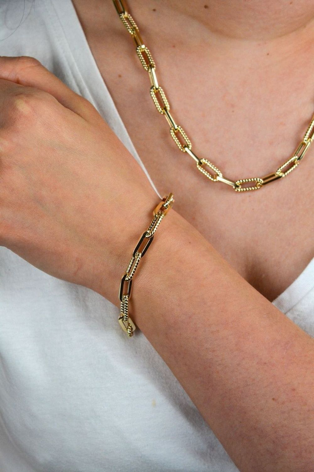 Złota bransoletka naprzemienne ogniwa DIA-BRA-K2000--585.jpg