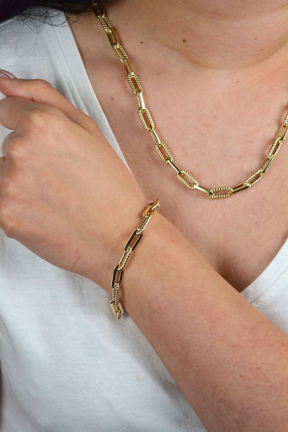 Złota bransoletka naprzemienne ogniwa DIA-BRA-K2000--585.jpg